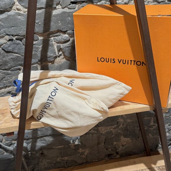 Louis Vuitton Azure Stone Crystal Embellished LV Trainer Sneakers - Picture 15 of 15